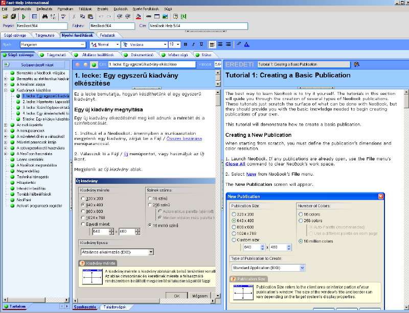 A Fast-Help International/V�llalati verzi� sz�vegford�t�ja