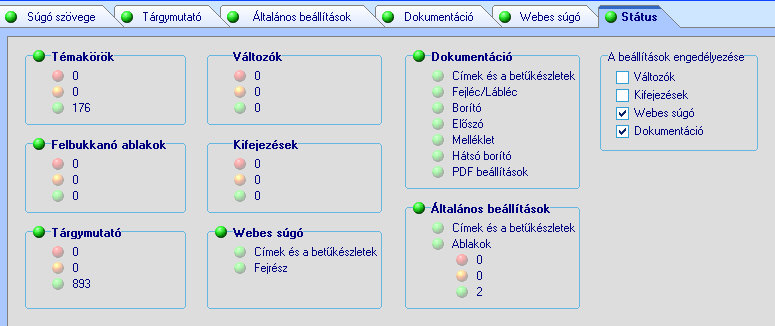 A Fast-Help International/V�llalati verzi� st�tusablaka