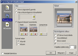 A nyom�gomb k�lalakja.