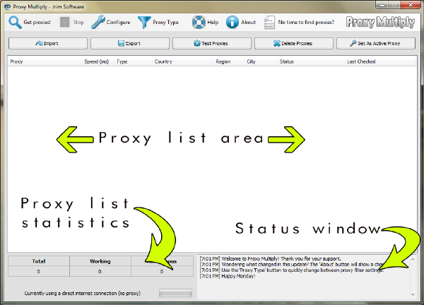 A Proxy Multiply f� ablaka